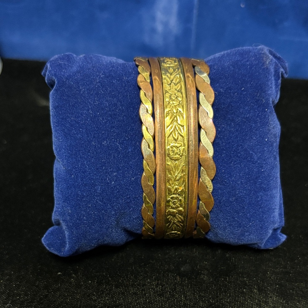 Vintage Copper & Brass Cuff Bracelet